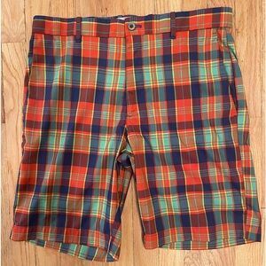 Jack Nicklaus plaid shorts